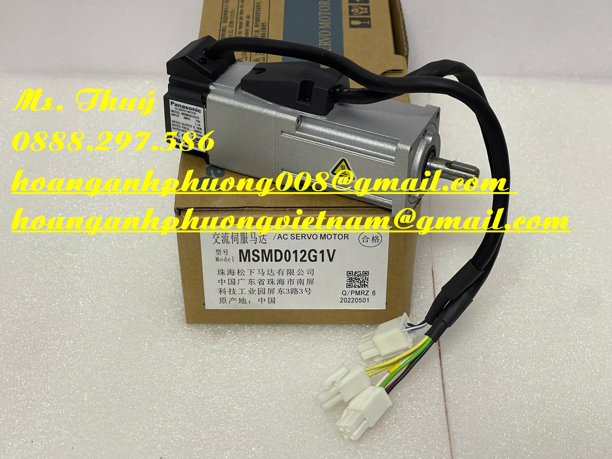 Động cơ Servo MINAS A5 100W Panasonic MSMD012G1V - New